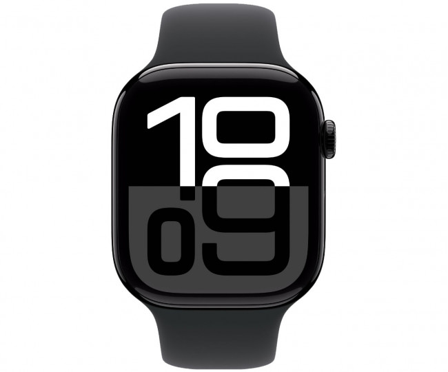 Apple Watch Series 10 GPS 46mm Jet Black Alu. Case w. Black Sport Band - M/L (MWWQ3) б/у